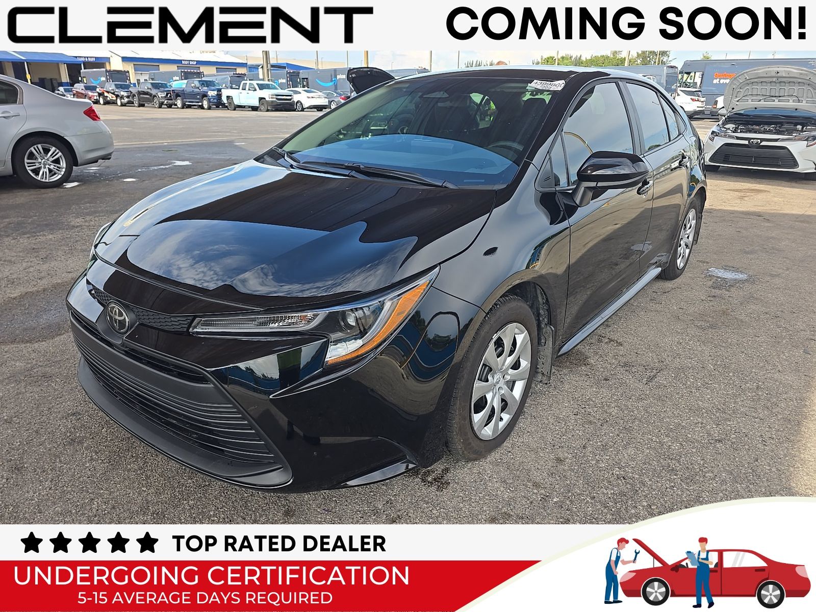Midnight Black Metallic 2026 Toyota Corolla Sedan Front-Wheel Drive Continuously Variable Transmission