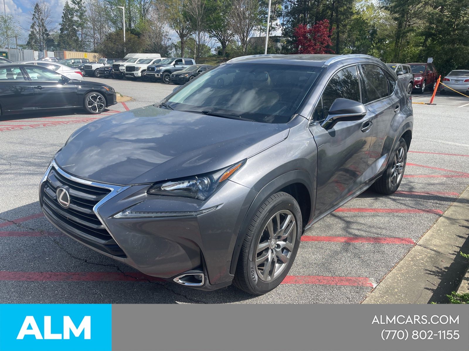 Nebula Gray Pearl 2015 Lexus NX 200t FWD SUV / Crossover Front-Wheel Drive 6-Speed Automatic