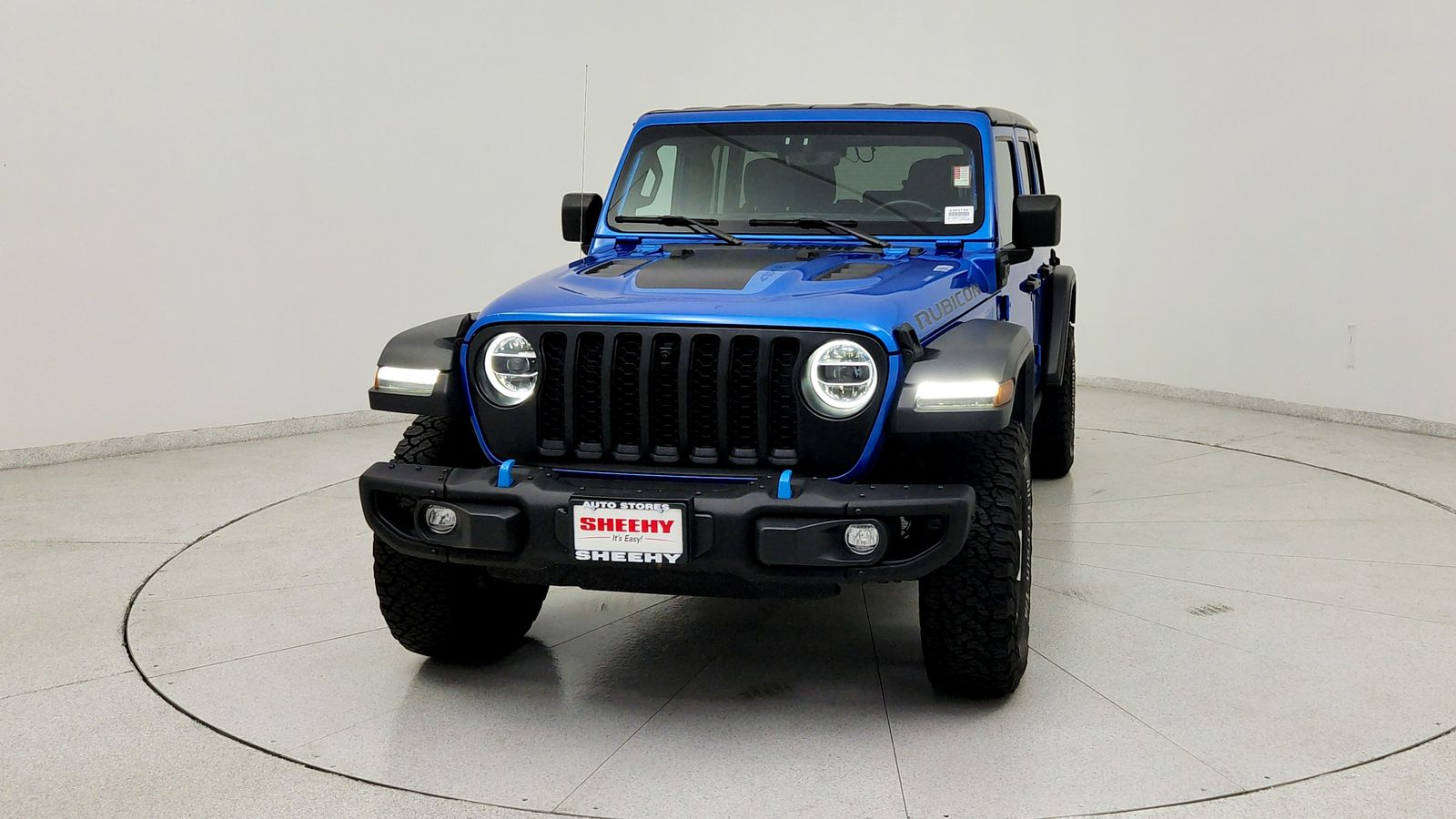 Used 2022 Blue Jeep Unlimited Rubicon 4xe image 2