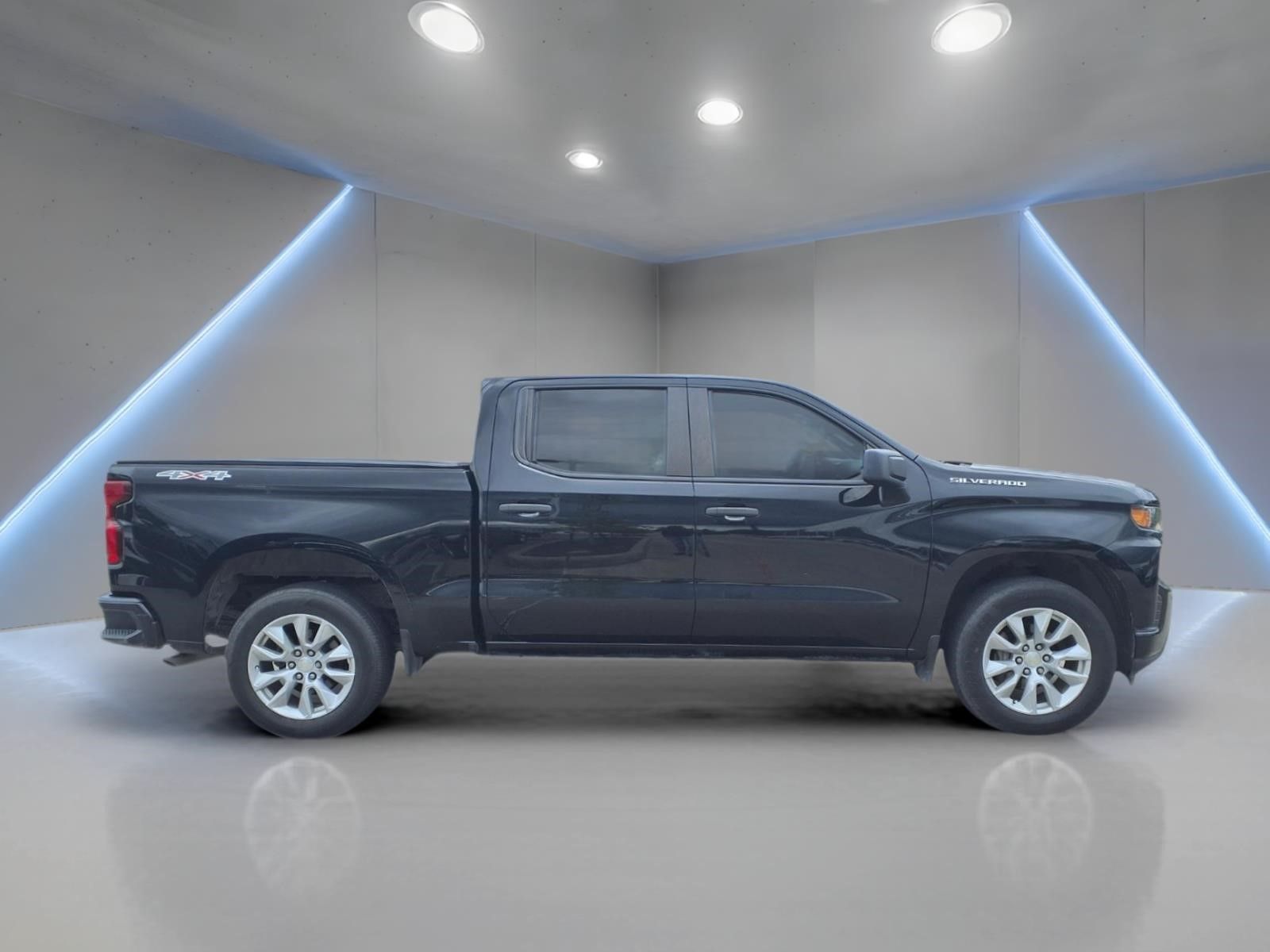 2020 Chevrolet Silverado 1500 Custom Black at Ross Downing Buick GMC