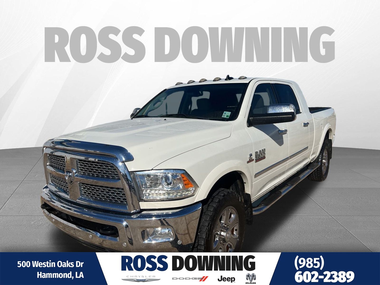 2018 RAM 2500 Laramie Mega Cab 4WD