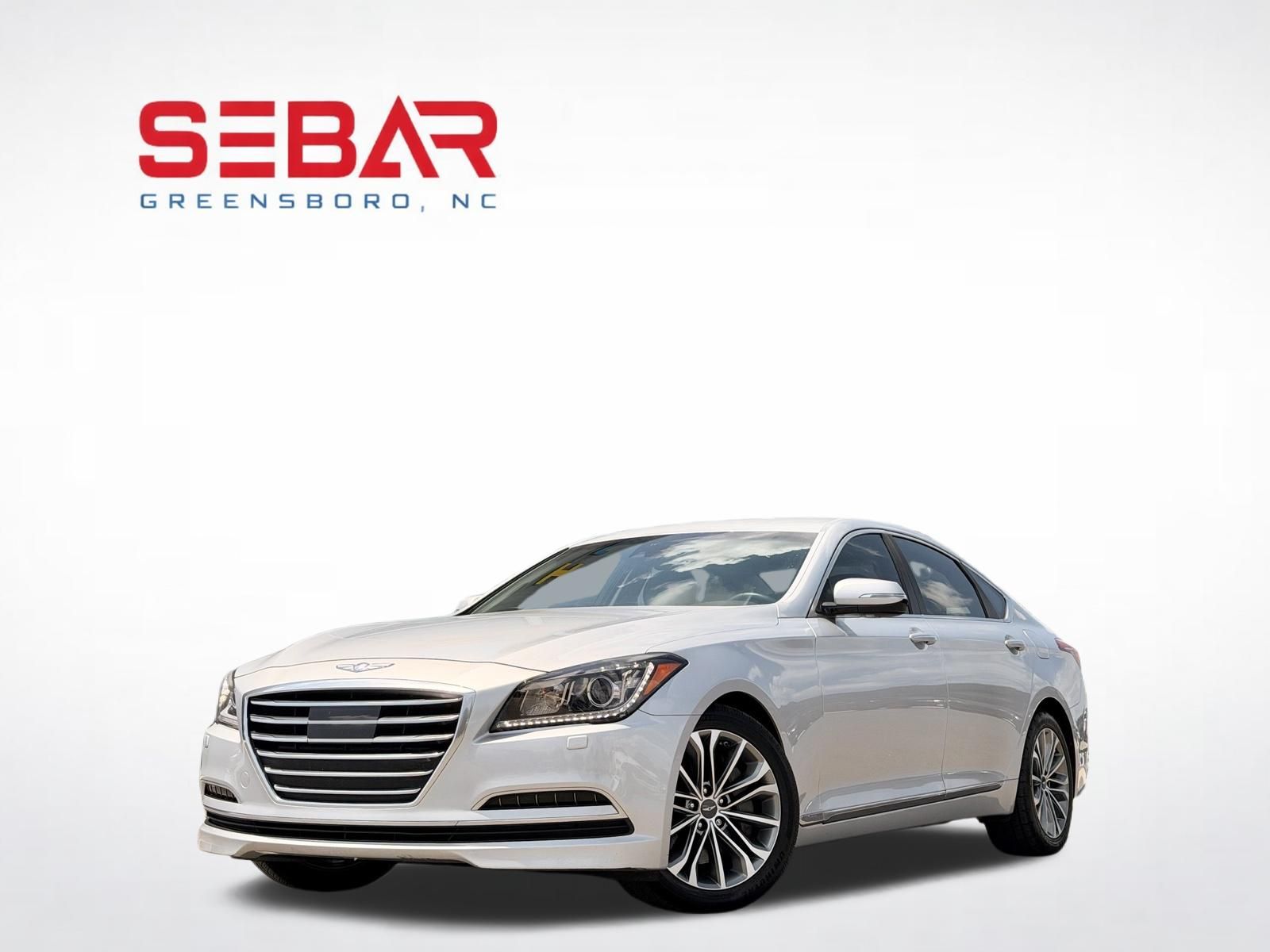 Silver Metallic 2017 Genesis G80 Sedan Rear-Wheel Drive 8-Speed Automatic