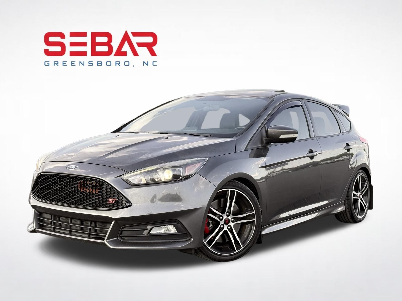 Gray (Magnetic) 2017 Ford Focus ST Hatchback Front-Wheel Drive 6-Speed Manual