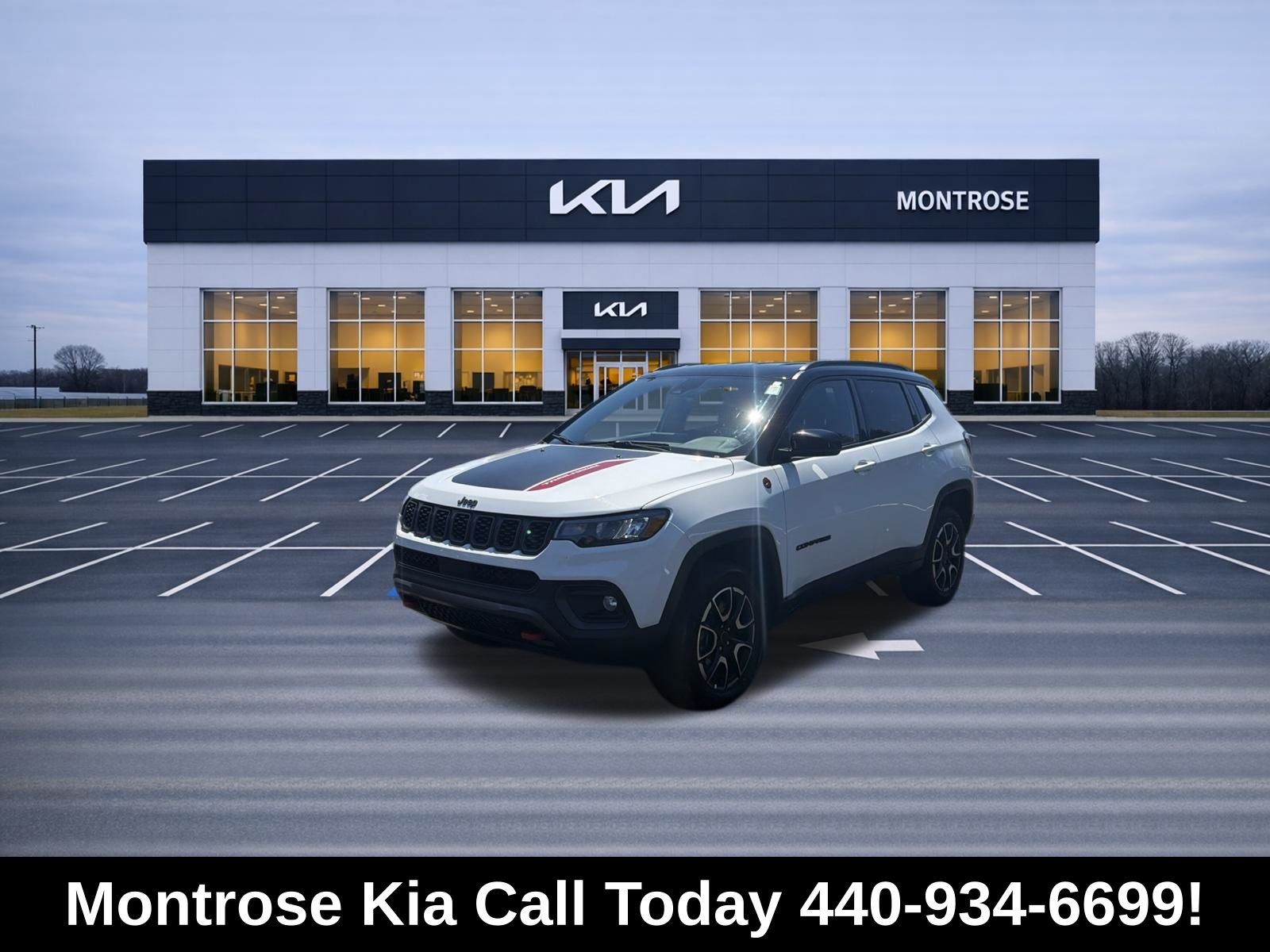 Bright White Clearcoat 2025 Jeep Compass SUV / Crossover Four-Wheel Drive 8-Speed Automatic
