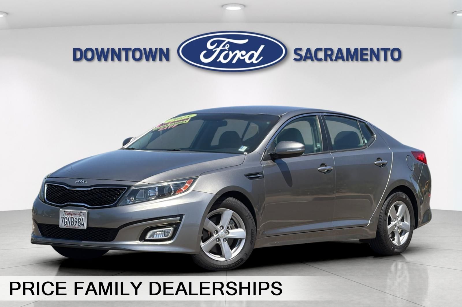 Titanium Silver 2015 Kia Optima LX Sedan Front-Wheel Drive 6-Speed Automatic