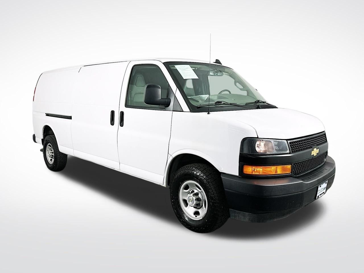 Summit White 2023 Chevrolet Express Cargo 2500 Extended RWD Van Rear-Wheel Drive 8-Speed Automatic Overdrive