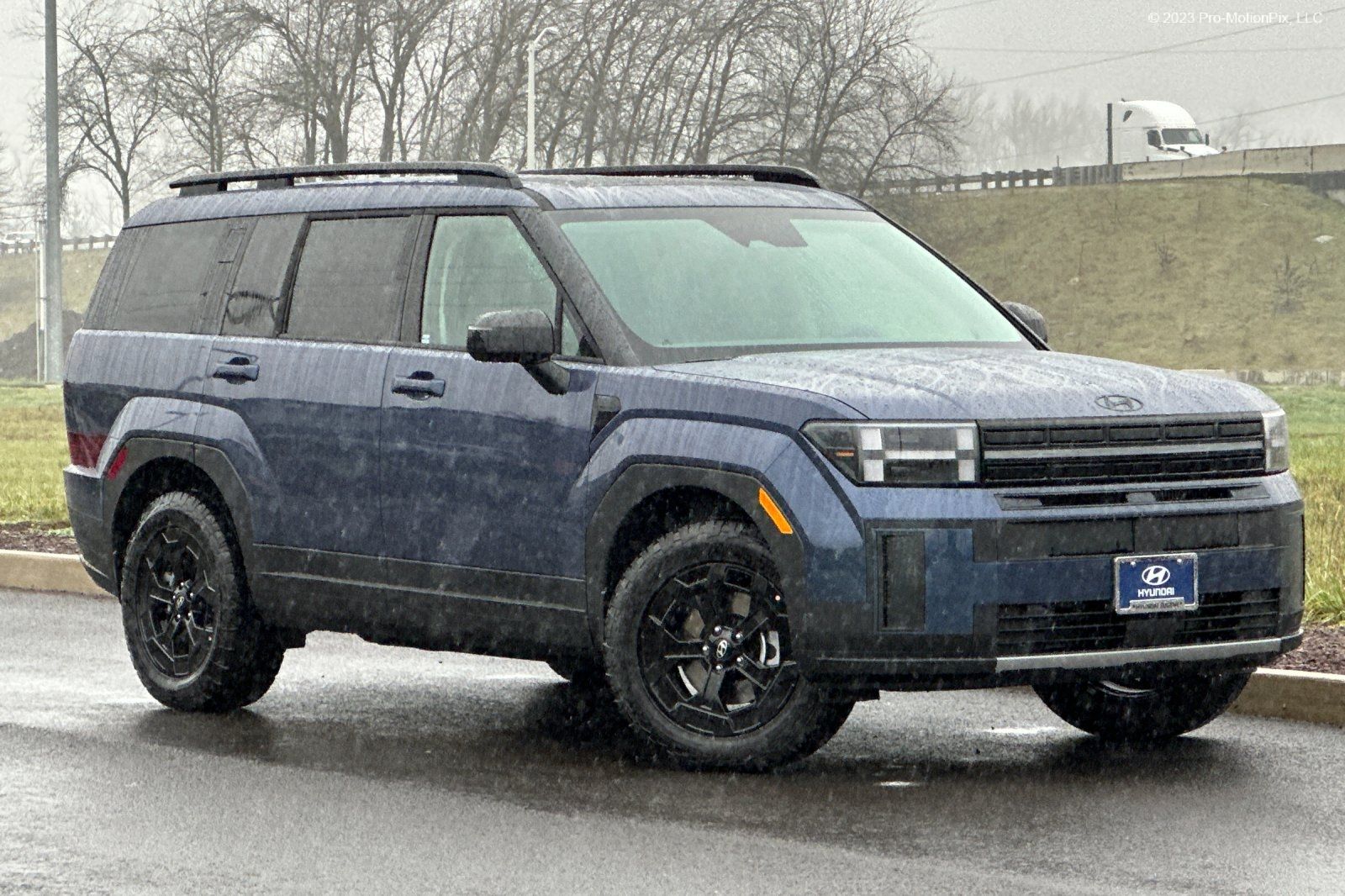 Atlantis Blue 2026 Hyundai Santa Fe SUV / Crossover All-Wheel Drive 8-Speed Automatic