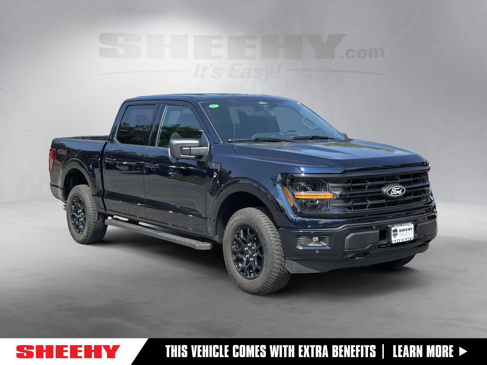 Blue Metallic 2026 Ford F-150 Pickup Truck Four-Wheel Drive Automatic
