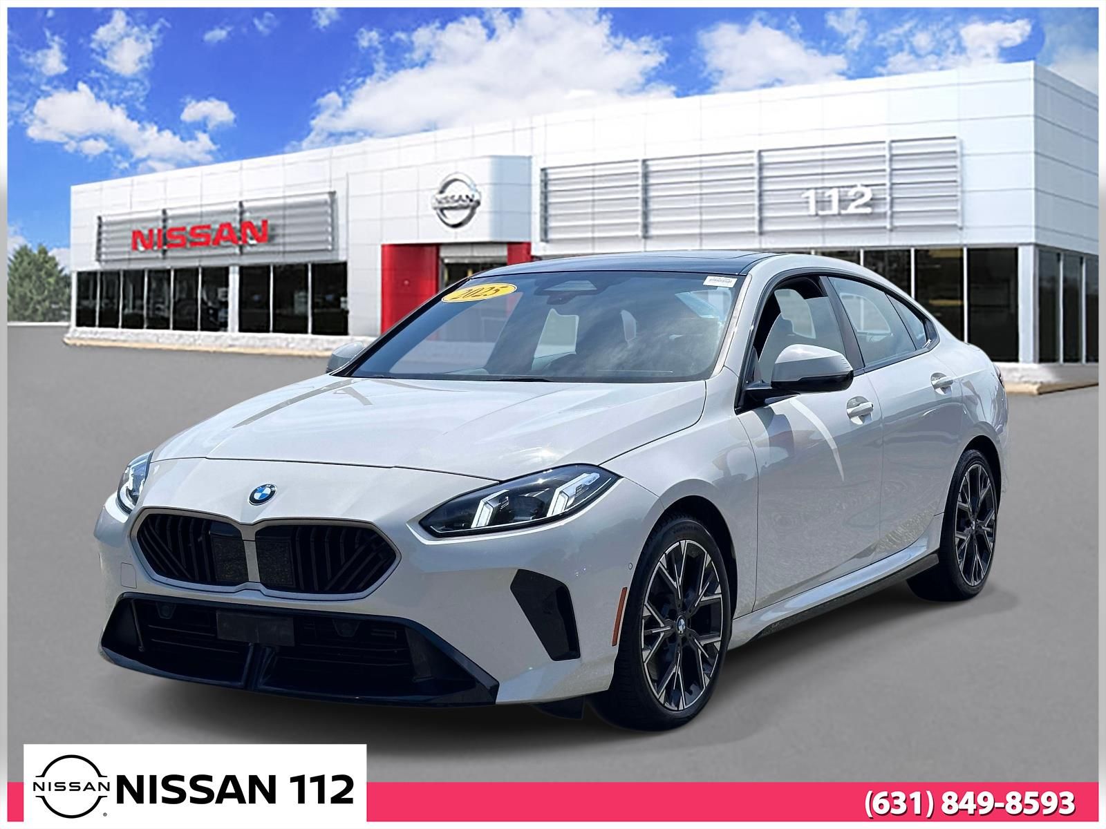 Alpine White 2025 BMW 2 Series Sedan All-Wheel Drive 7-Speed Automatic