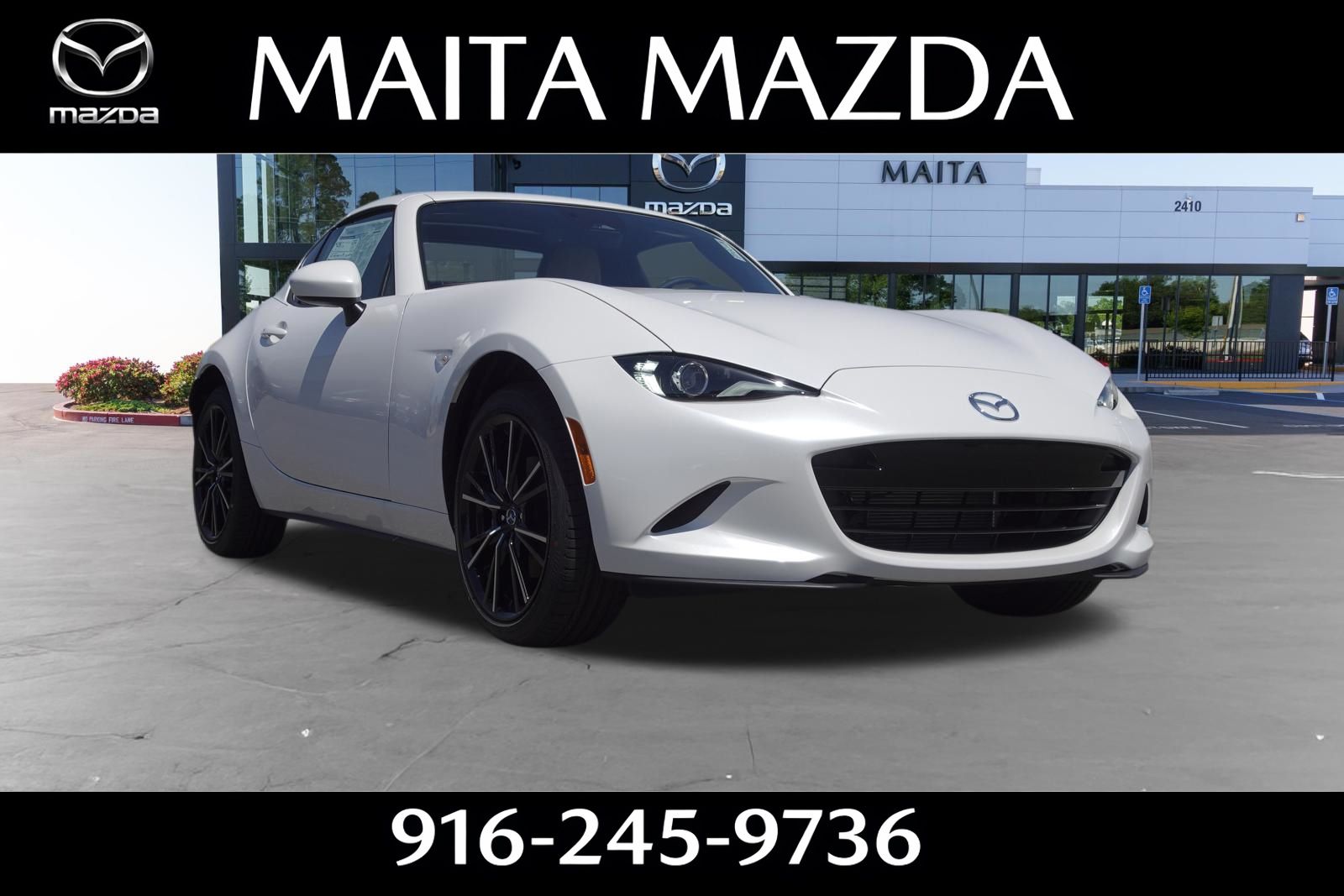 Snowflake White Pearl Mica 2026 Mazda MX-5 Miata RF Grand Touring RWD Convertible Rear-Wheel Drive 6-Speed Manual