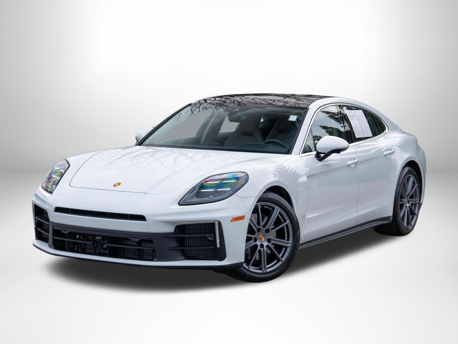 White 2025 Porsche Panamera Sedan Rear-Wheel Drive 8-Speed Automatic