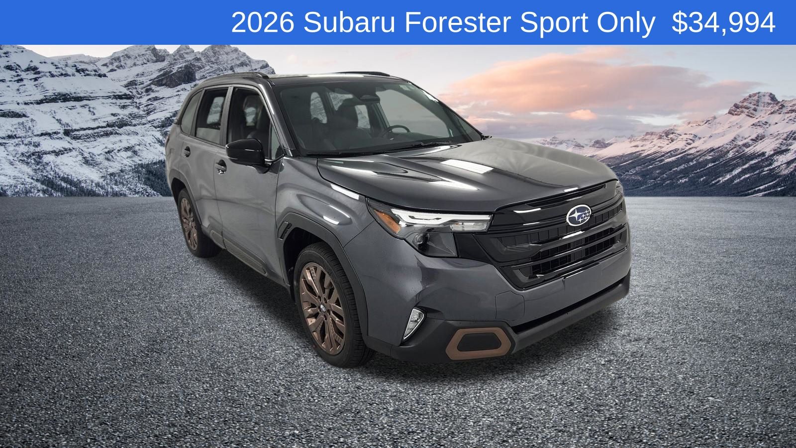 Magnetite Gray Metallic 2026 Subaru Forester SUV / Crossover All-Wheel Drive Continuously Variable Transmission
