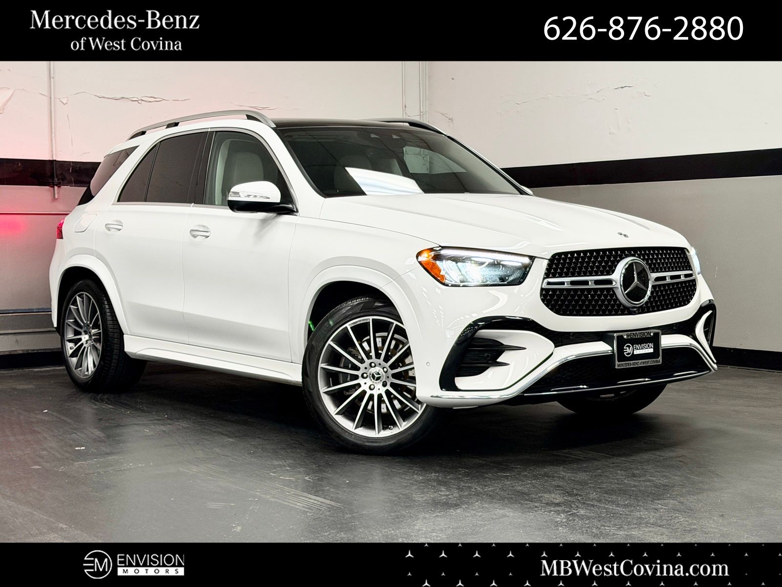 Polar White 2024 Mercedes-Benz GLE 350 4MATIC SUV / Crossover All-Wheel Drive 9-Speed Automatic