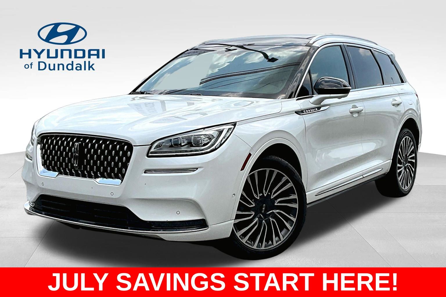 White 2020 Lincoln Corsair SUV / Crossover Front-Wheel Drive 8-Speed Automatic
