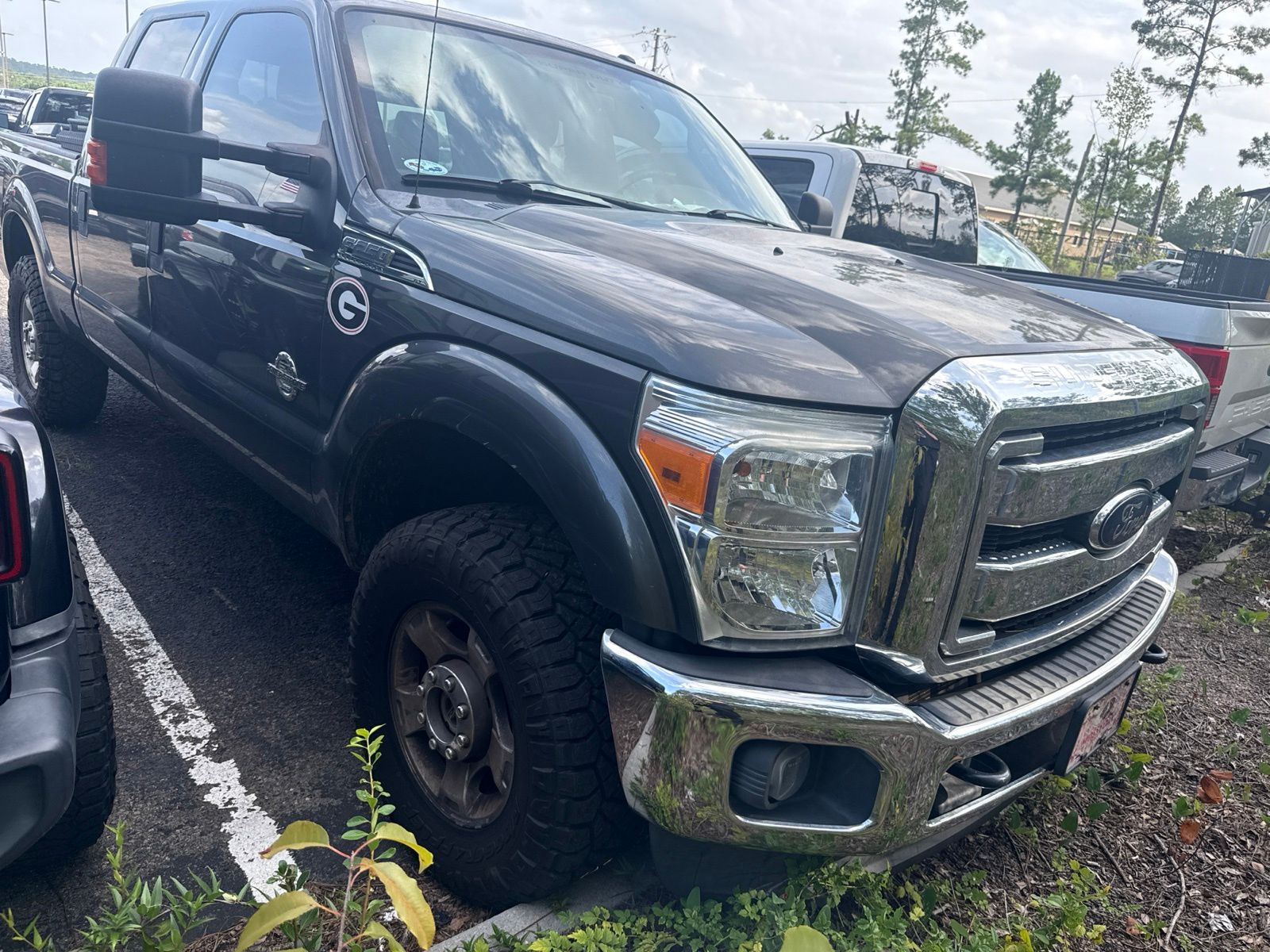 Gray (Magnetic) 2016 Ford F-250 Super Duty Pickup Truck Four-Wheel Drive 6-Speed Automatic Overdrive