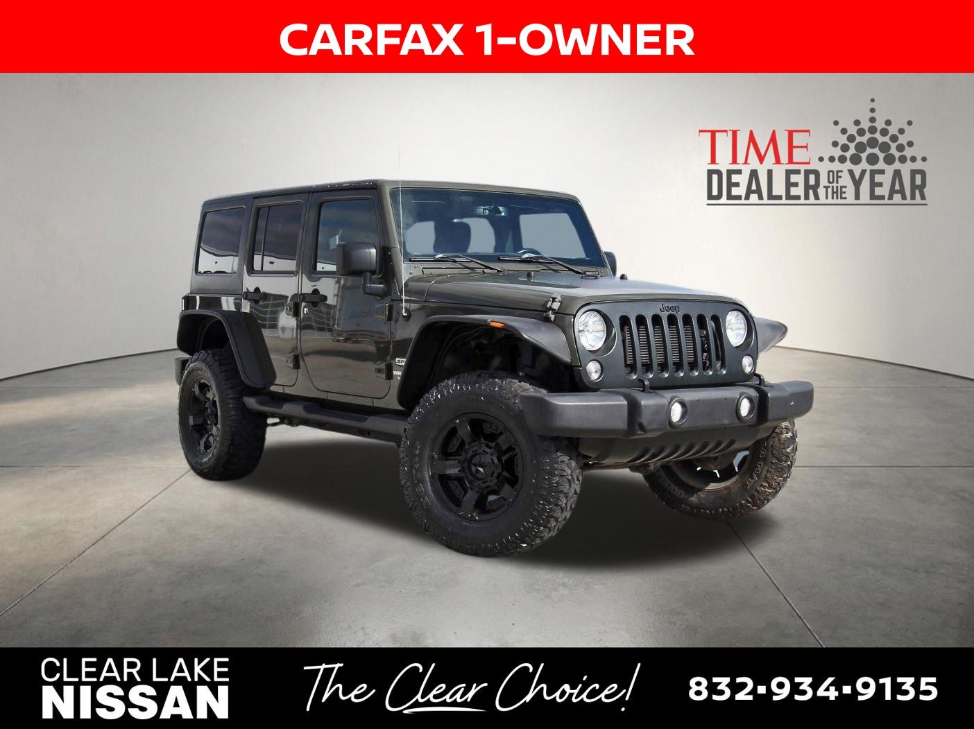 Tank Clearcoat 2015 Jeep Wrangler Unlimited Sport 4WD SUV / Crossover Four-Wheel Drive 5-Speed Automatic