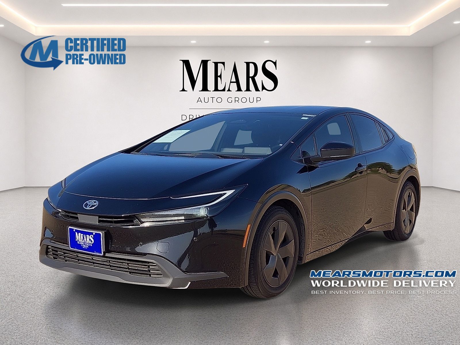 Midnight Black Metallic 2023 Toyota Prius Hatchback Front-Wheel Drive Continuously Variable Transmission