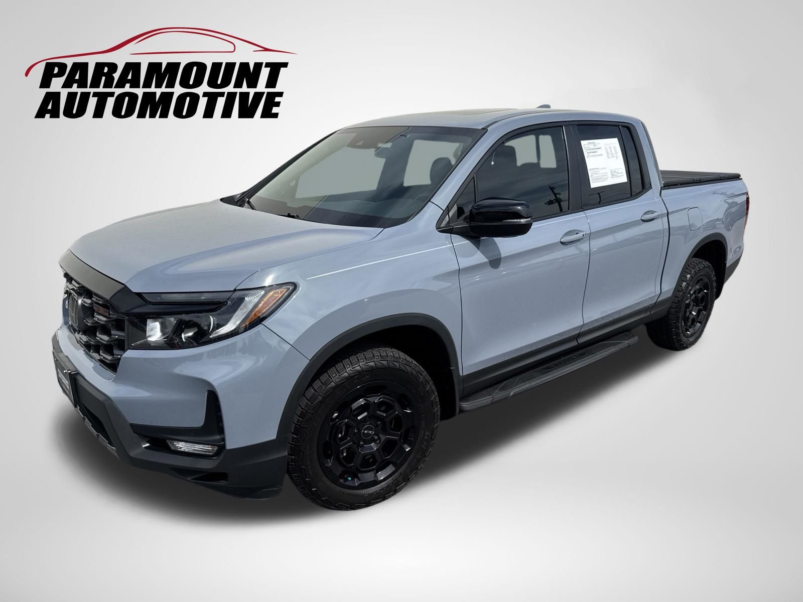 Black 2025 Honda Ridgeline Pickup Truck All-Wheel Drive 9-Speed Automatic