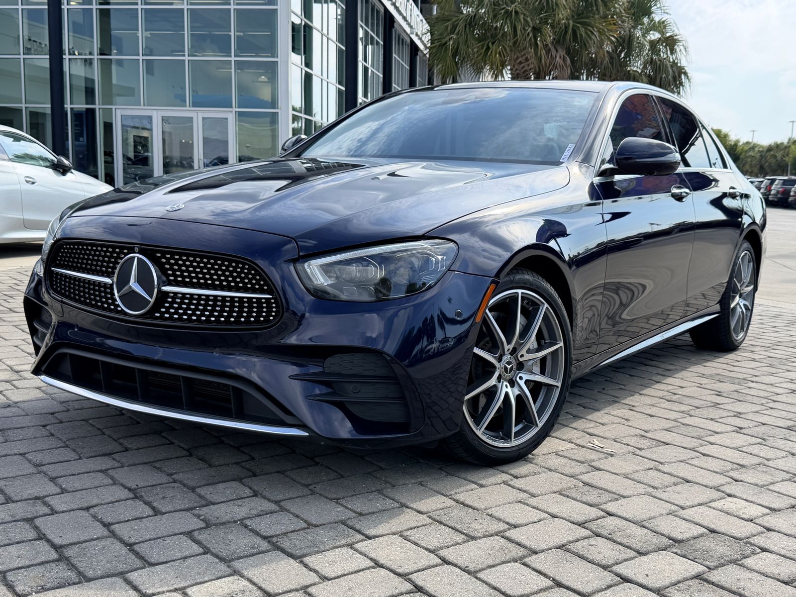 Lunar Blue 2021 Mercedes-Benz E-Class Sedan All-Wheel Drive 9-Speed Automatic