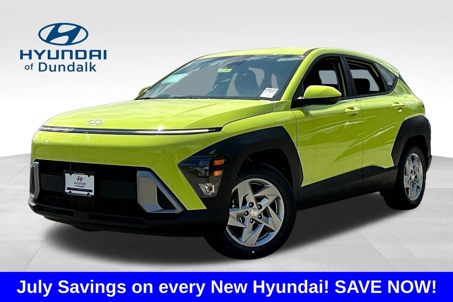 Neoteric Yellow 2026 Hyundai Kona SUV / Crossover Front-Wheel Drive Continuously Variable Transmission