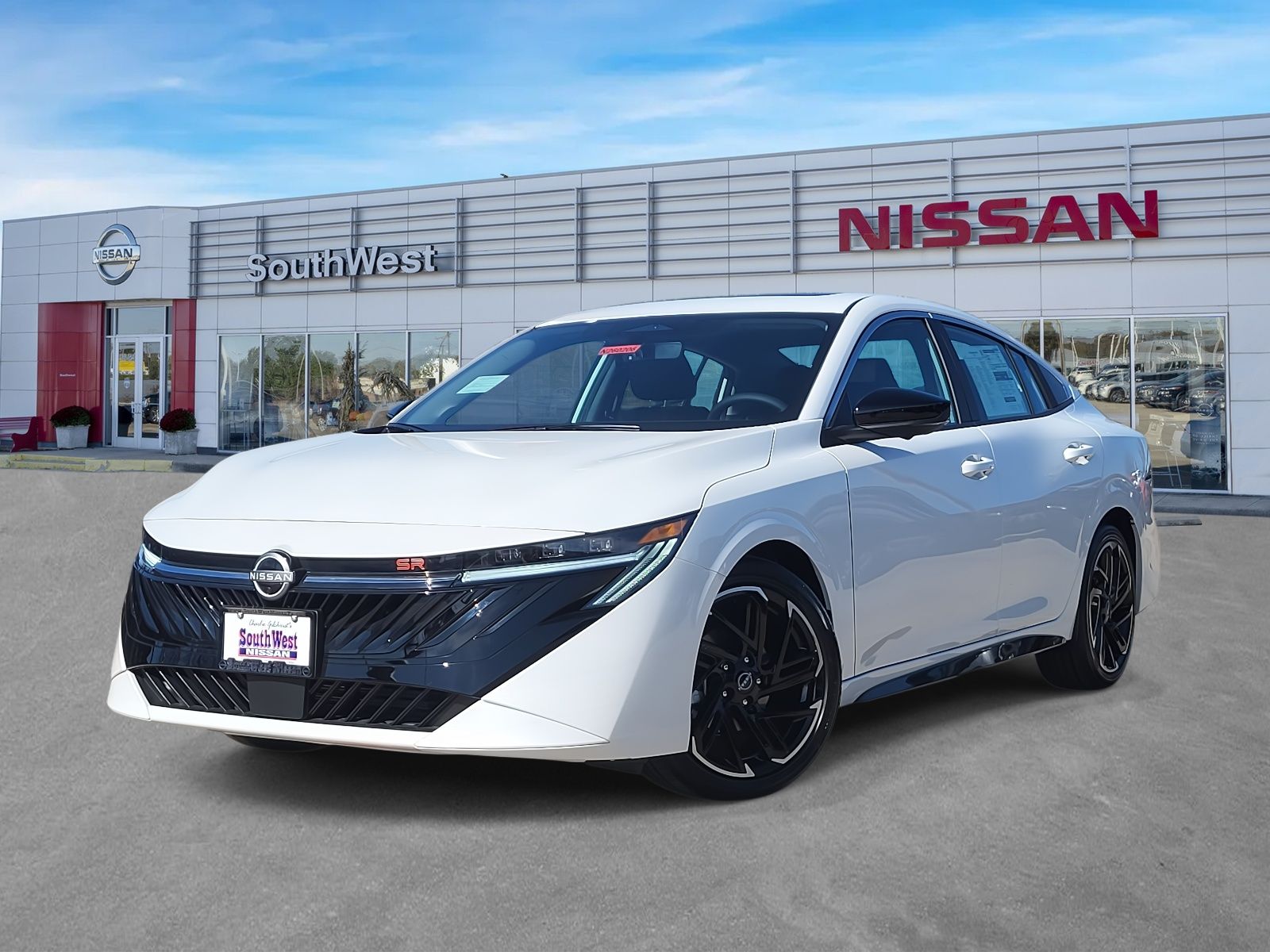 Aspen White Tricoat 2026 Nissan Sentra Sedan Front-Wheel Drive Continuously Variable Transmission
