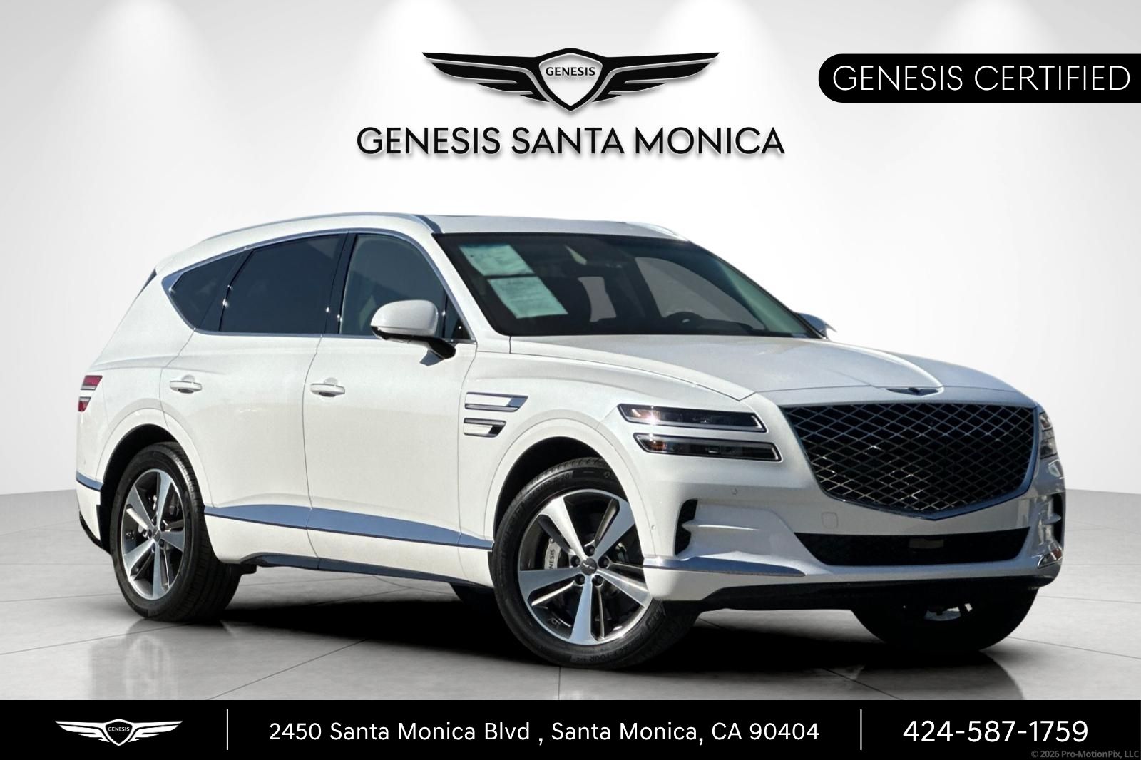 Uyuni White 2023 Genesis GV80 2.5T AWD SUV / Crossover All-Wheel Drive 8-Speed Automatic