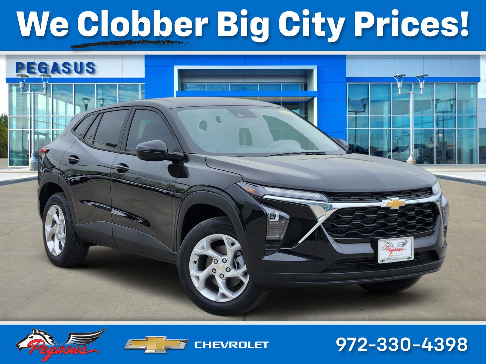 Mosaic Black Metallic 2026 Chevrolet Trax LS FWD SUV / Crossover Front-Wheel Drive 6-Speed Automatic