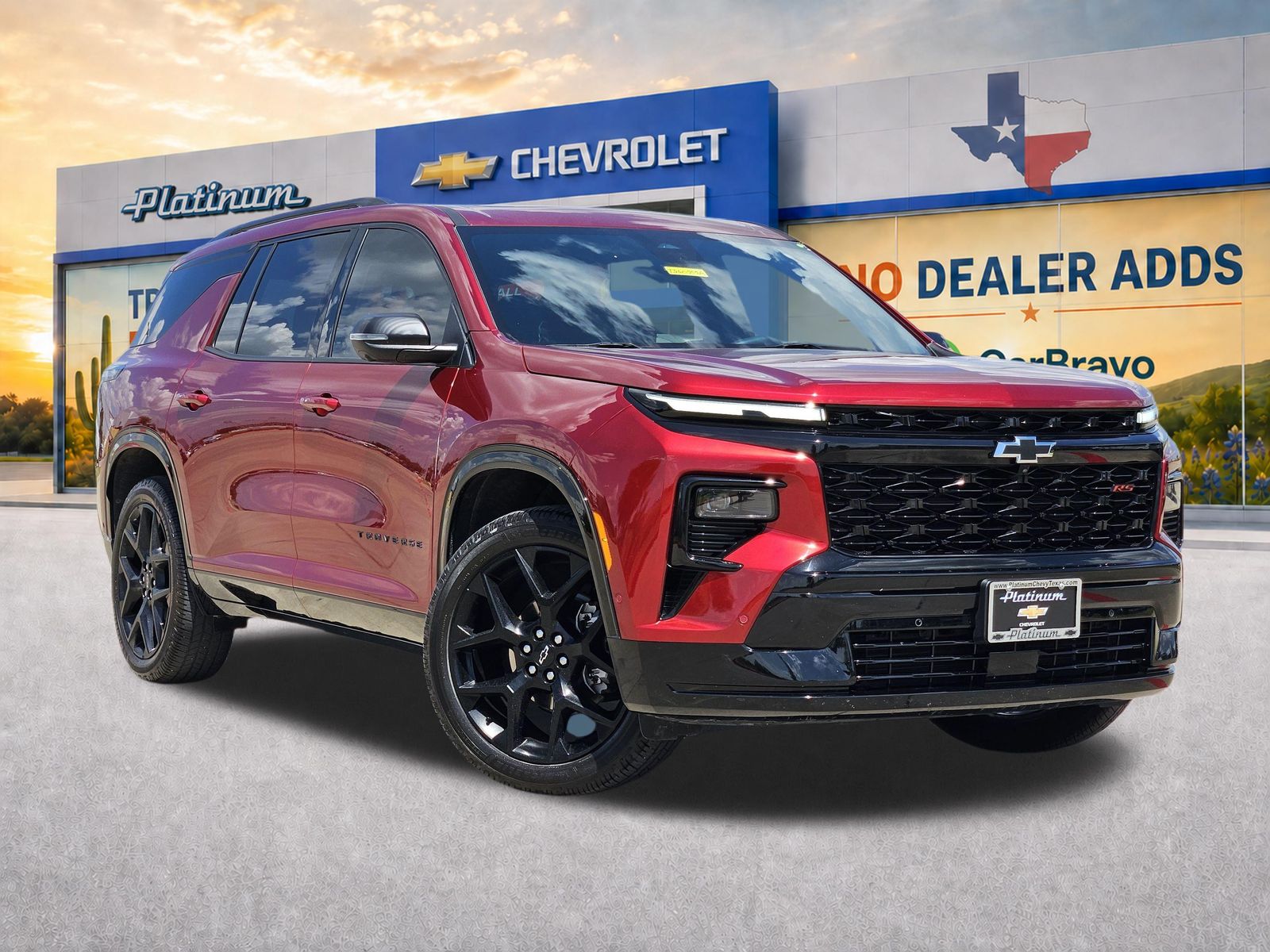 Radiant Red Tintcoat 2024 Chevrolet Traverse SUV / Crossover Front-Wheel Drive 8-Speed Automatic