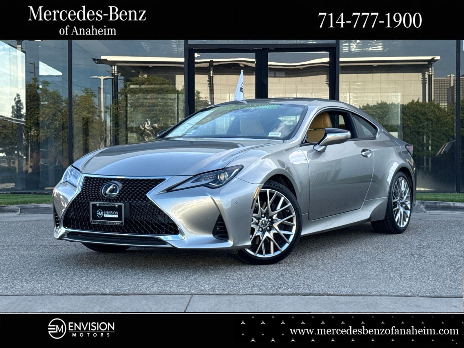 Atomic Silver 2019 Lexus RC Coupe Rear-Wheel Drive 8-Speed Automatic