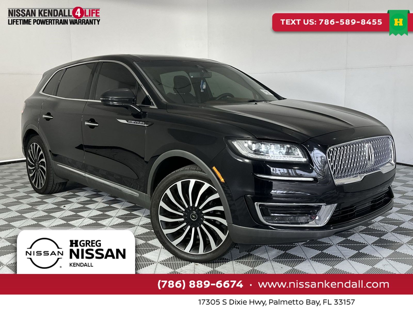 Agate Black Metallic 2019 Lincoln Nautilus SUV / Crossover All-Wheel Drive 8-Speed Automatic