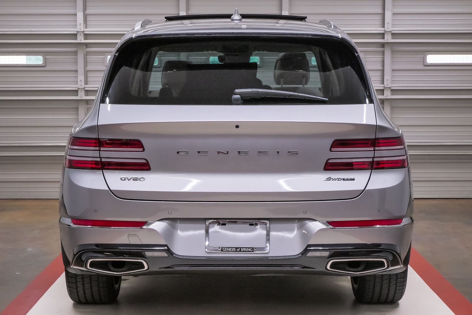 2023 Genesis GV80 3.5T Silver at Emmons Autoplex