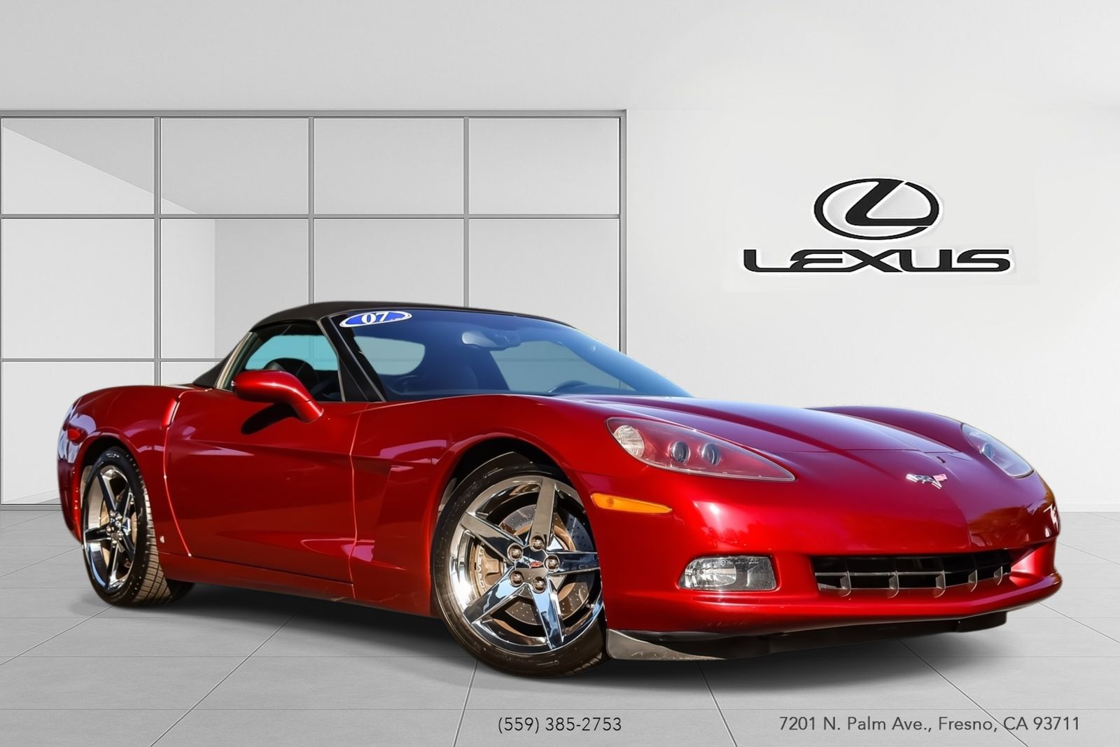 Monterey Red Metallic Tintcoat 2007 Chevrolet Corvette Convertible Rear-Wheel Drive 6-Speed Manual