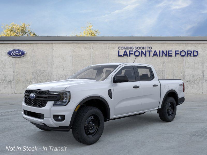 Oxford White 2026 Ford Ranger XL SuperCrew 4WD Pickup Truck Four-Wheel Drive Automatic