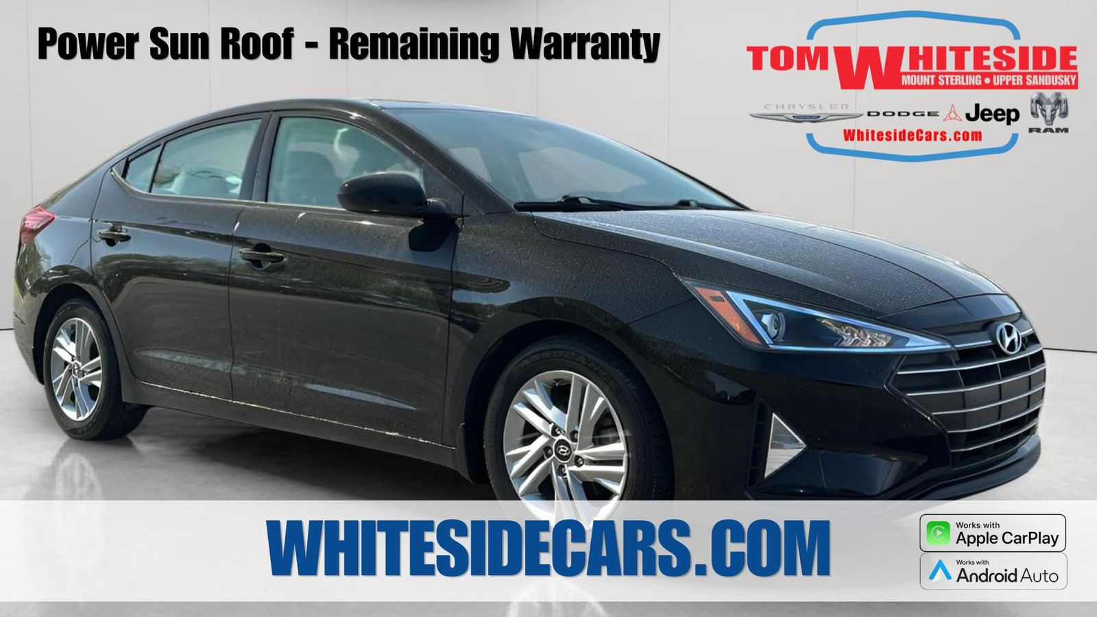 Phantom Black 2020 Hyundai Elantra Value Edition FWD Sedan Front-Wheel Drive Continuously Variable Transmission