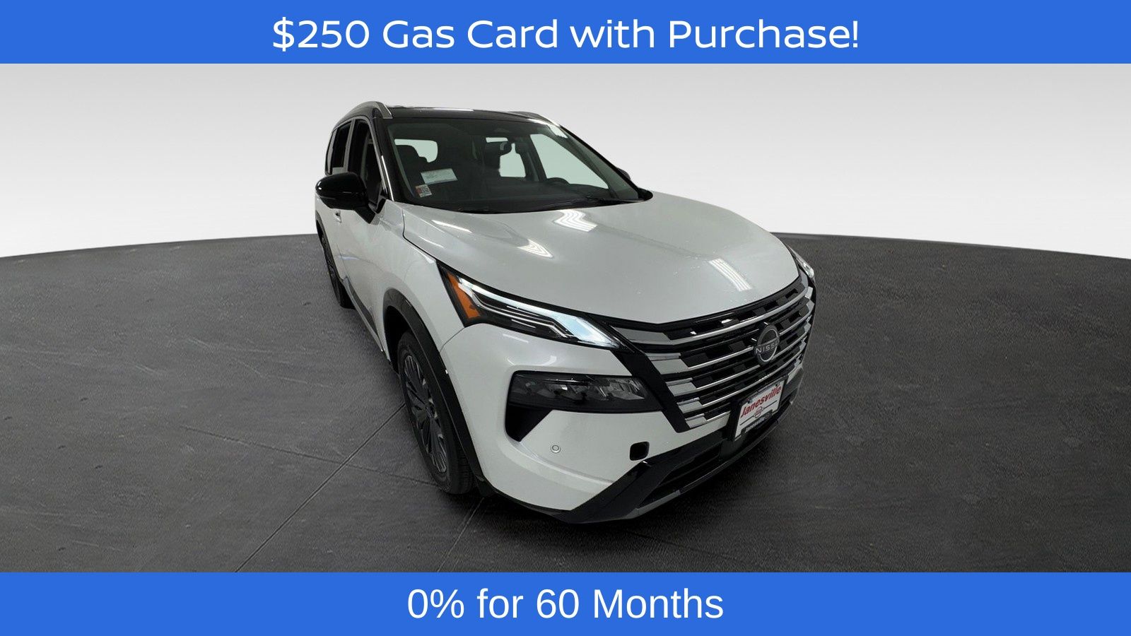 Everest White Pearl/Super Black 2026 Nissan Rogue SUV / Crossover All-Wheel Drive Continuously Variable Transmission
