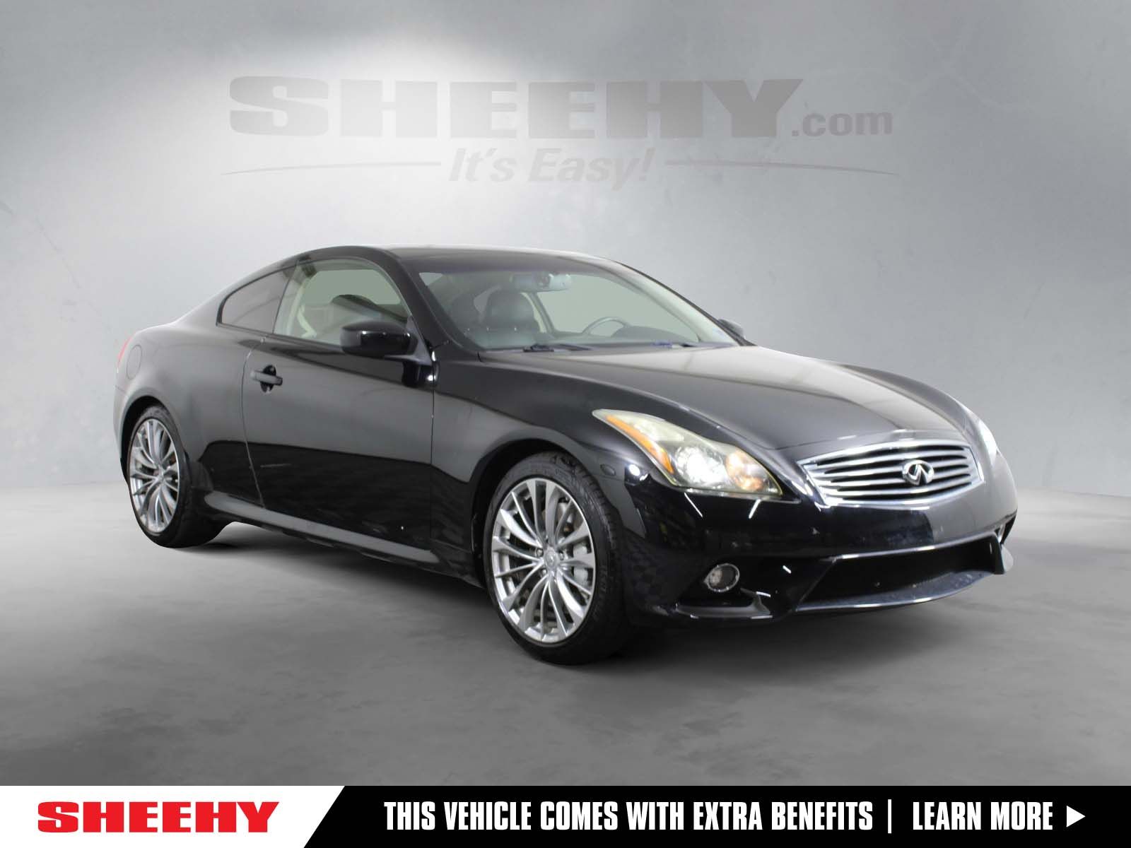 Black Obsidian 2012 INFINITI G37 Coupe Rear-Wheel Drive 7-Speed Automatic