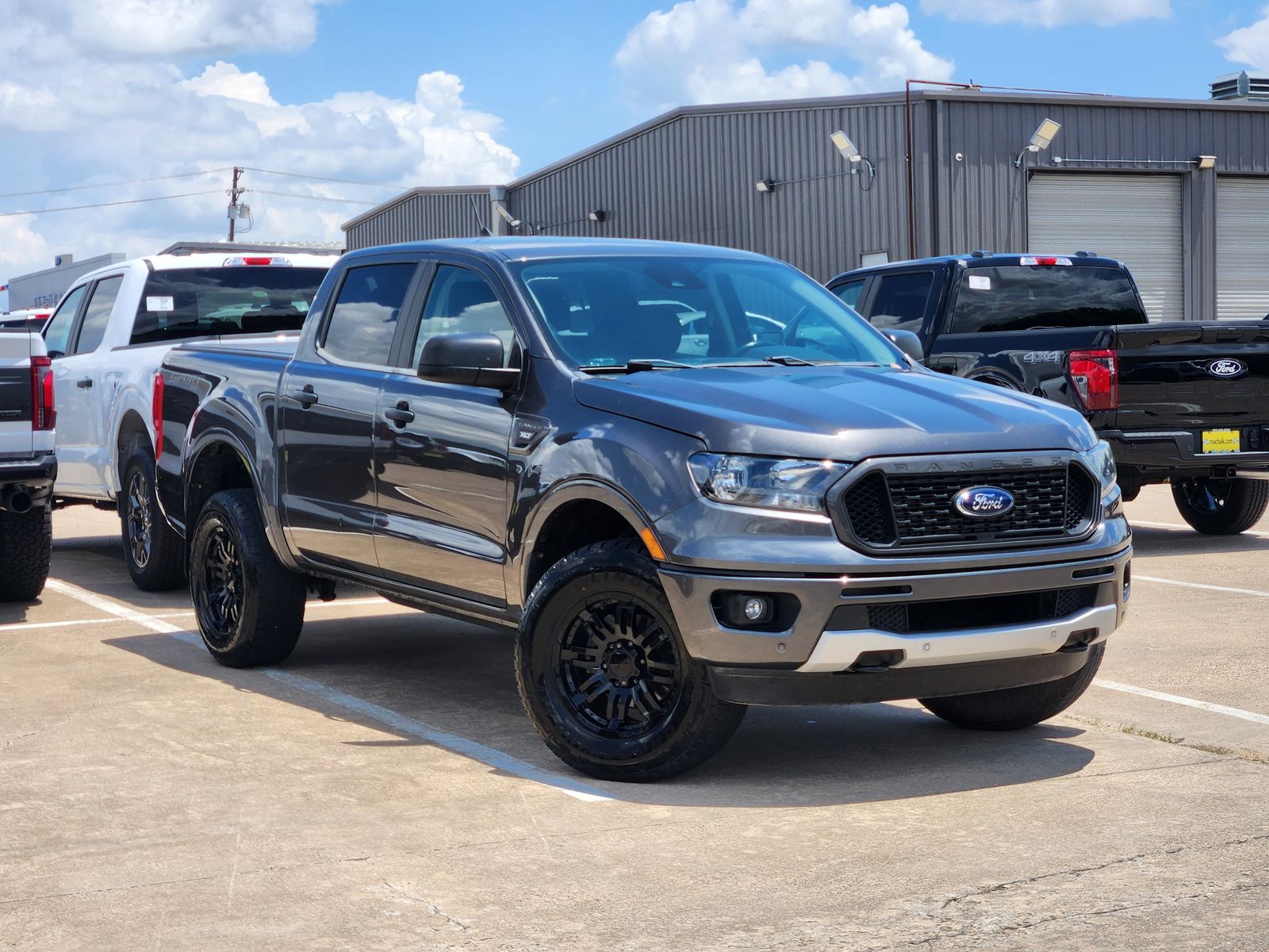 Gray (Magnetic) 2019 Ford Ranger XLT SuperCrew 4WD Pickup Truck Four-Wheel Drive Automatic