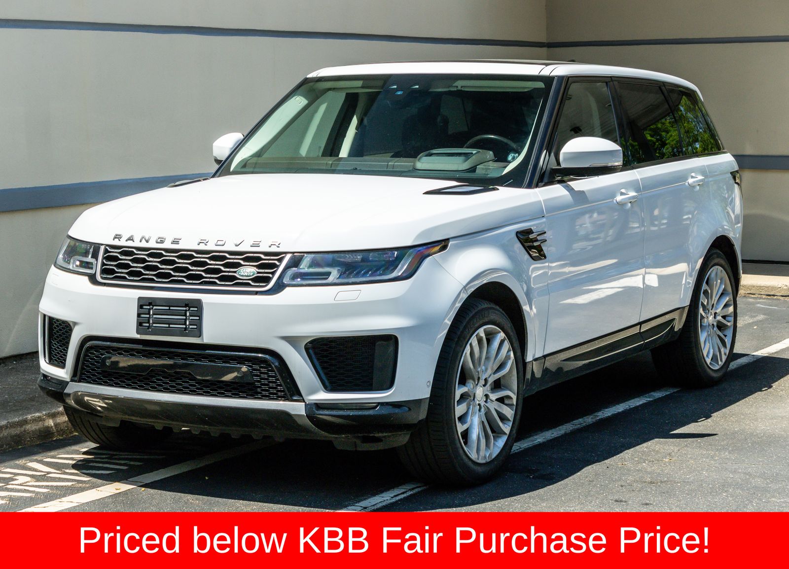 White 2019 Land Rover Range Rover Sport V6 HSE 4WD SUV / Crossover All-Wheel Drive 8-Speed Automatic