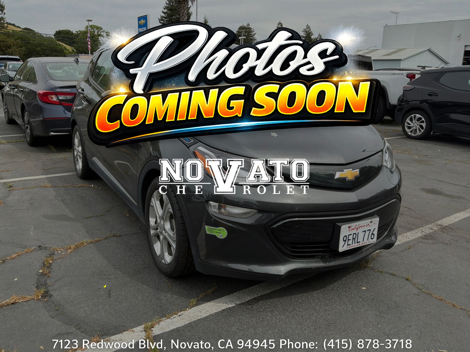 Nightfall Gray Metallic 2017 Chevrolet Bolt EV LT FWD Hatchback Front-Wheel Drive 1-Speed Automatic