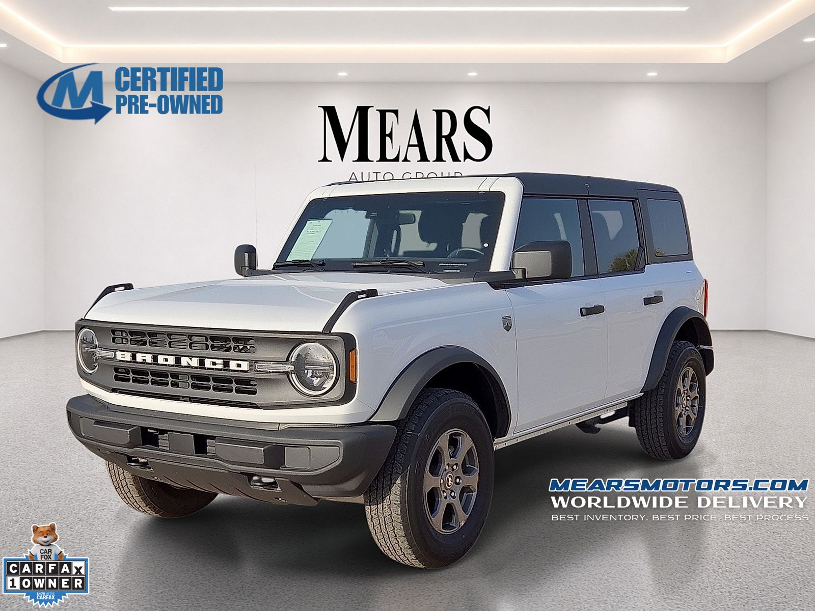 Oxford White 2025 Ford Bronco SUV / Crossover Four-Wheel Drive Automatic