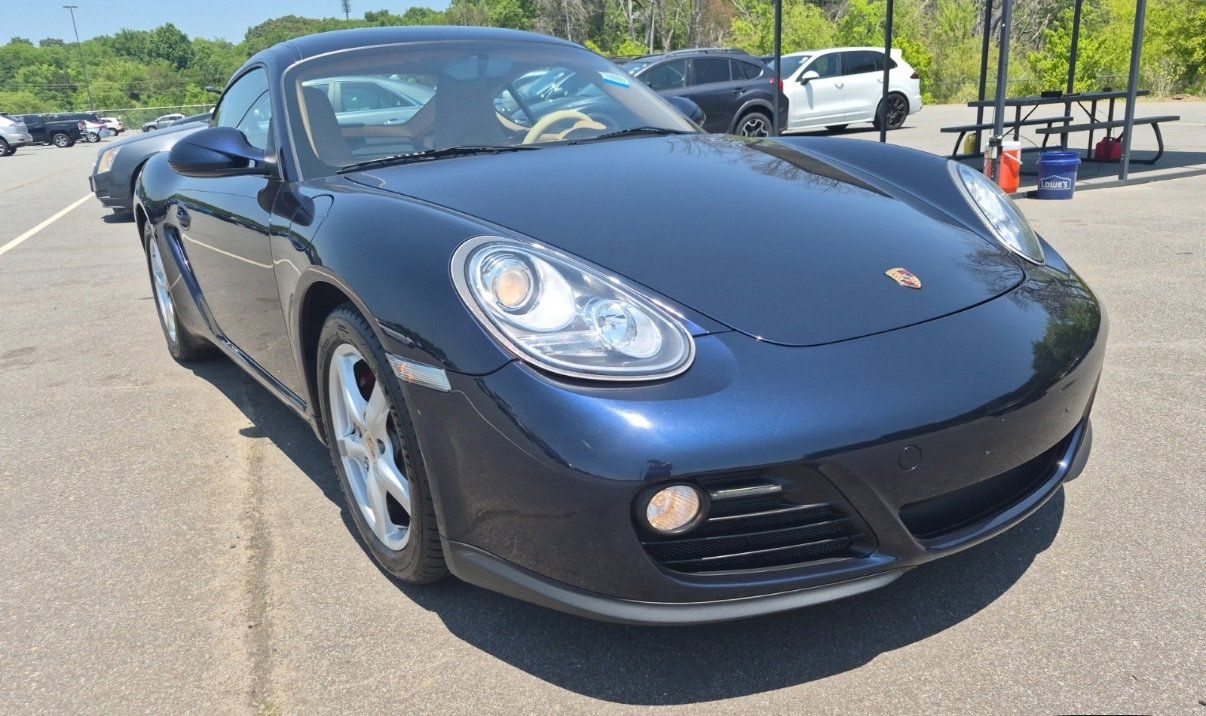 Midnight Blue Metallic 2009 Porsche Cayman Base Coupe Rear-Wheel Drive 6-Speed Manual Overdrive