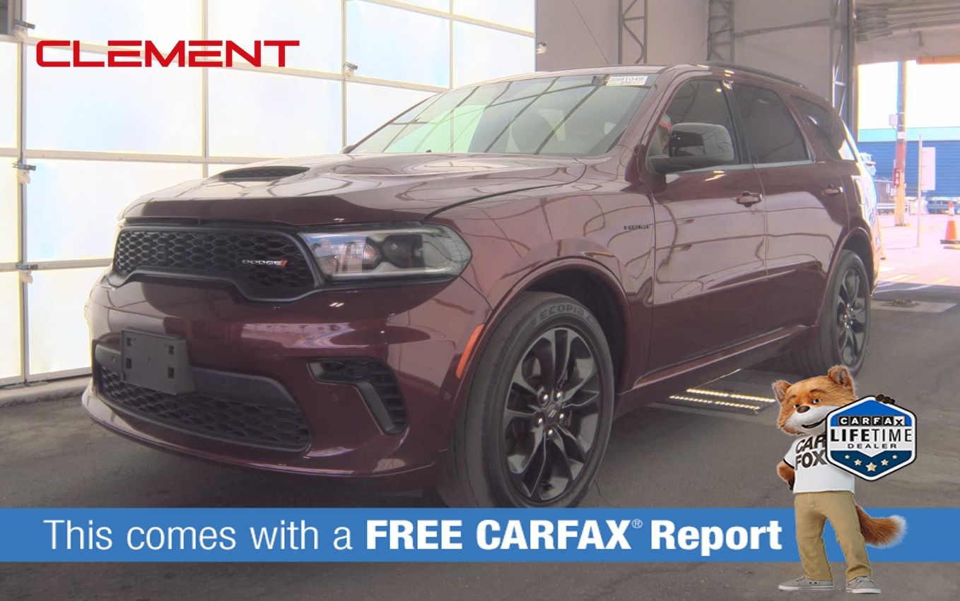 Octane Red Pearlcoat 2023 Dodge Durango R/T AWD SUV / Crossover All-Wheel Drive 8-Speed Automatic
