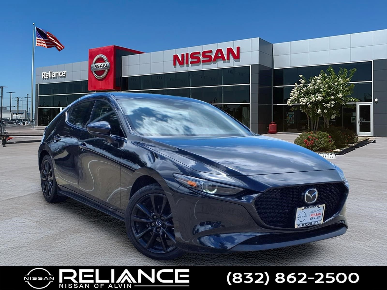 Jet Black Mica 2025 Mazda MAZDA3 Hatchback Front-Wheel Drive 6-Speed Manual