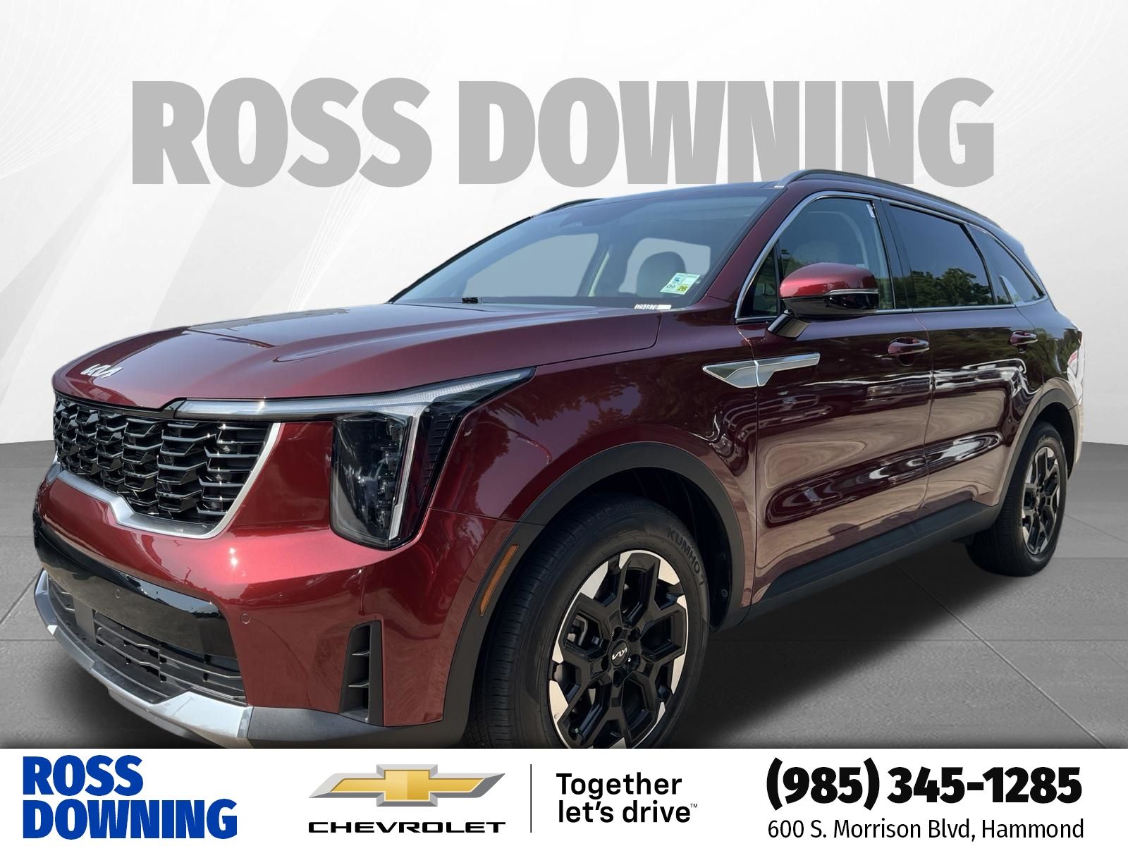 Dawning Red 2024 Kia Sorento SUV / Crossover Front-Wheel Drive 8-Speed Automatic