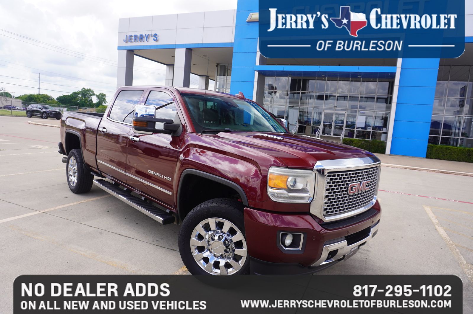 Deep Garnet Metallic 2016 GMC Sierra 2500HD Pickup Truck Four-Wheel Drive 6-Speed Automatic
