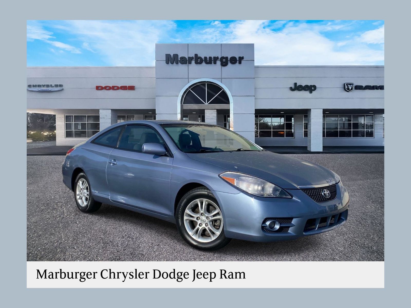 Blue 2008 Toyota Camry Solara SLE Coupe Front-Wheel Drive 5-Speed Automatic