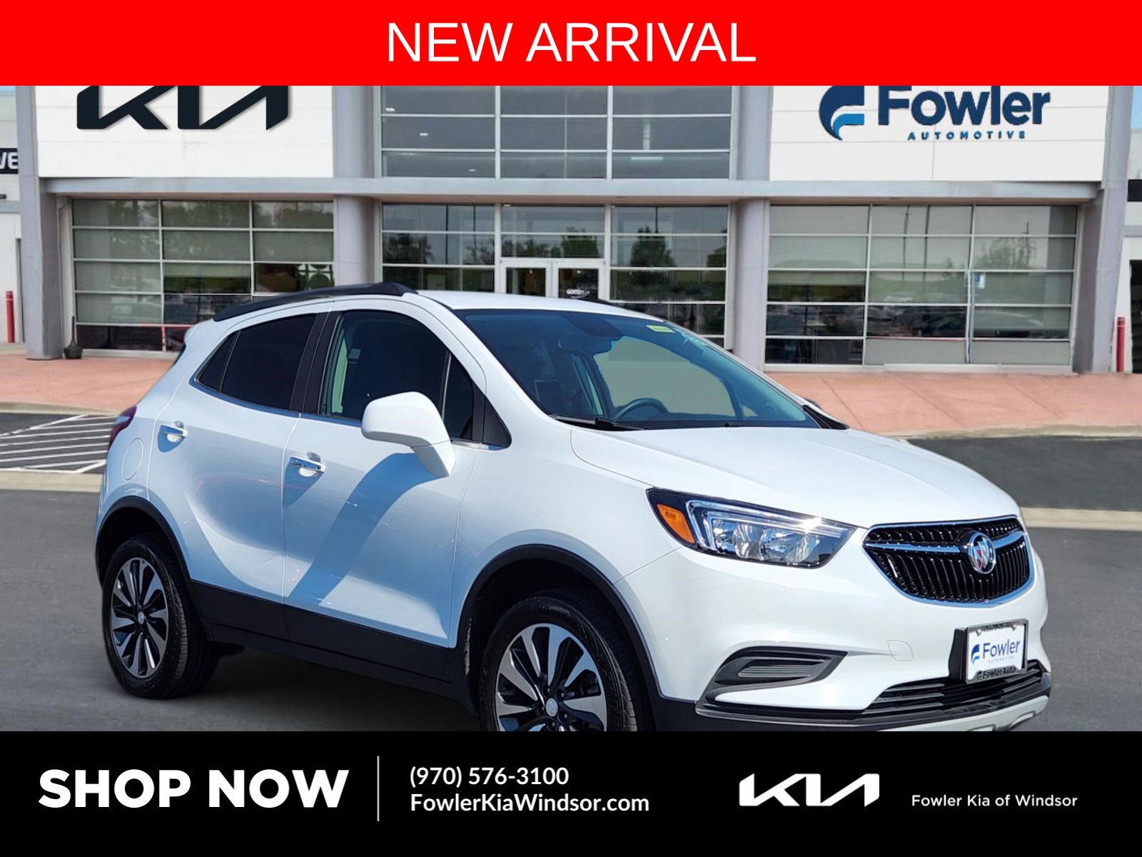 Summit White 2021 Buick Encore SUV / Crossover All-Wheel Drive 6-Speed Automatic Overdrive