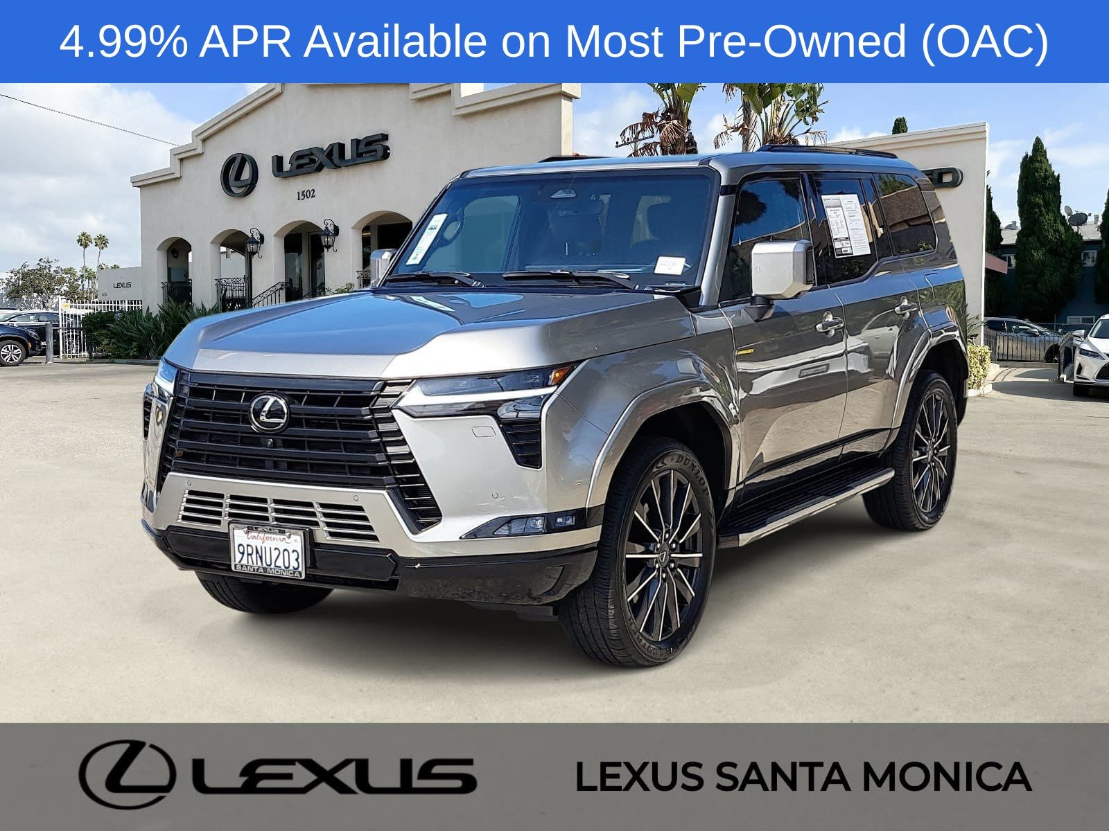 Atomic Silver 2024 Lexus GX SUV / Crossover All-Wheel Drive Automatic