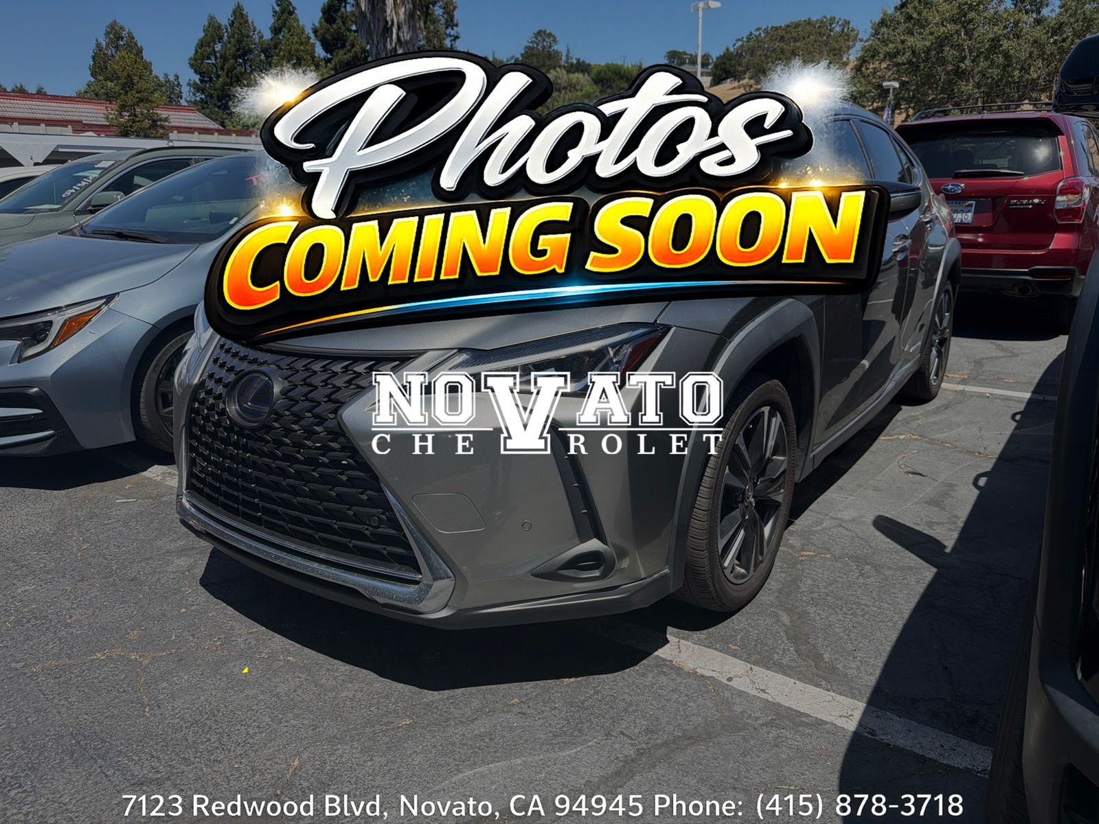 Silver 2021 Lexus UX Hybrid SUV / Crossover All-Wheel Drive Continuously Variable Transmission