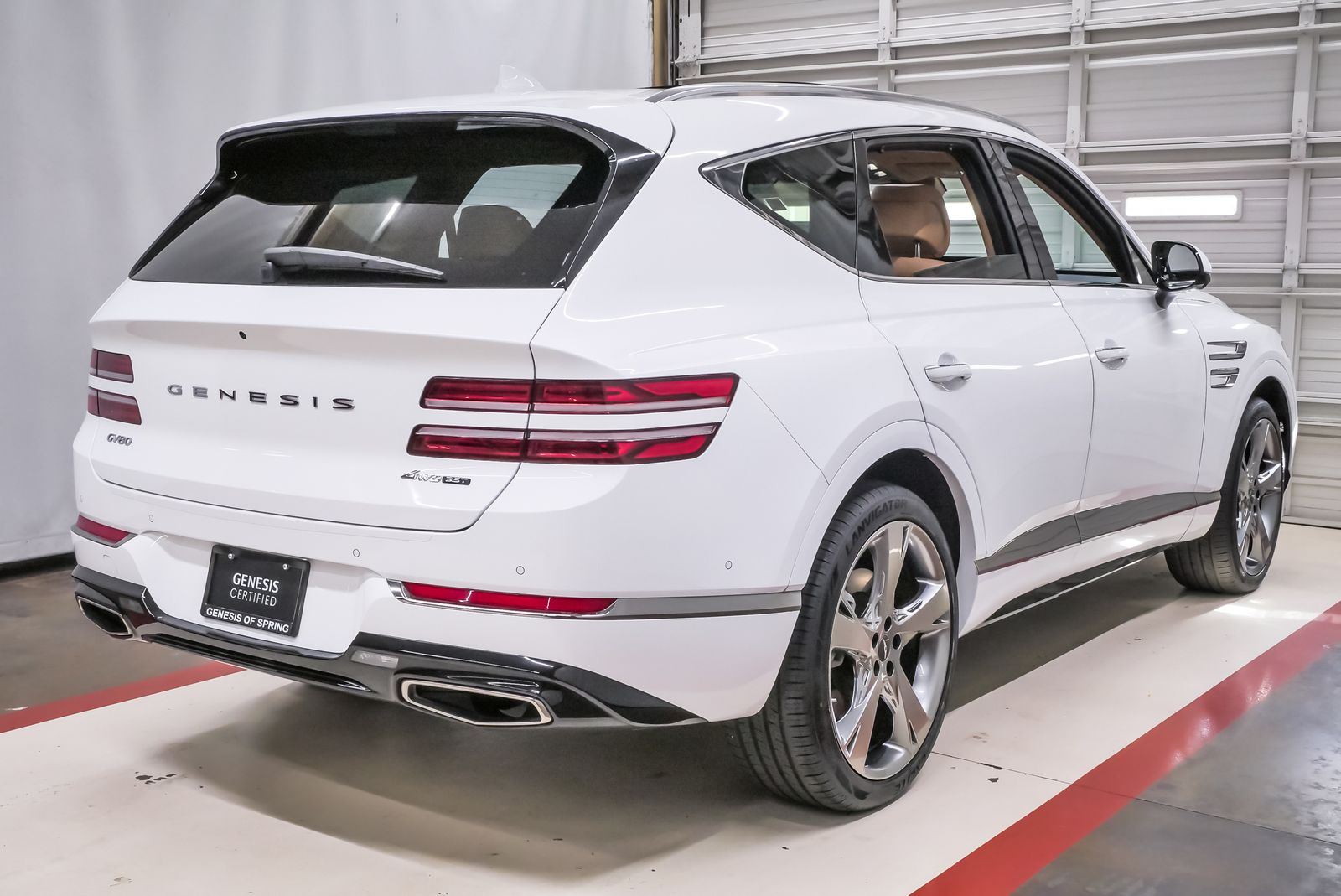 2023 Genesis GV80 3.5T White at Emmons Autoplex